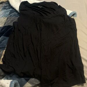 Women's Black Sleeveless Top